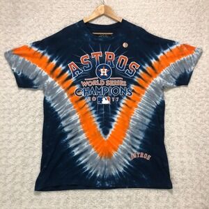Liquid Blue‎ Astros World Series Champions Tie Dye Graphic T-Shirt XXL